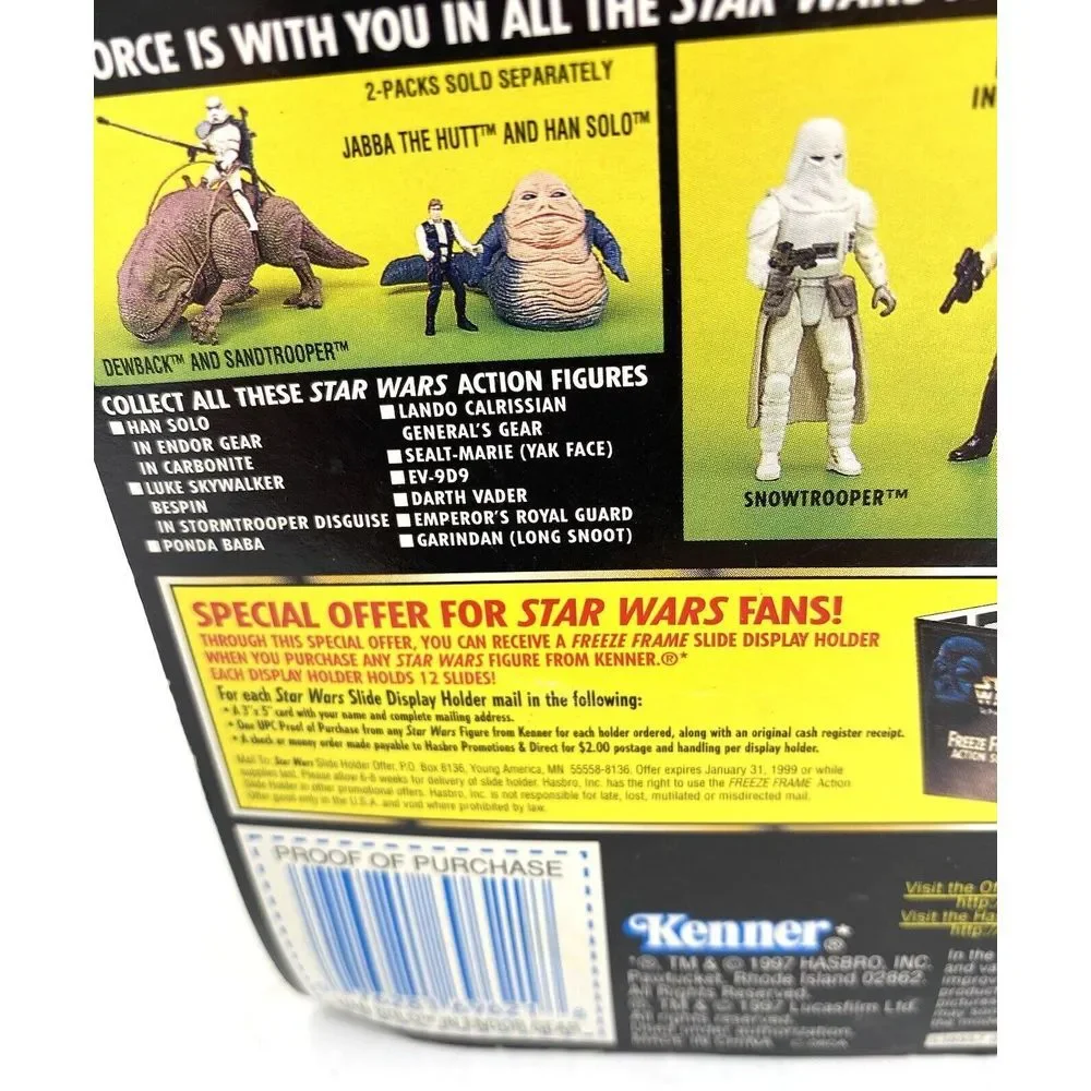 Kenner Star Wars PoTF Han Solo in Endor Gear with Blaster Pistol‎
